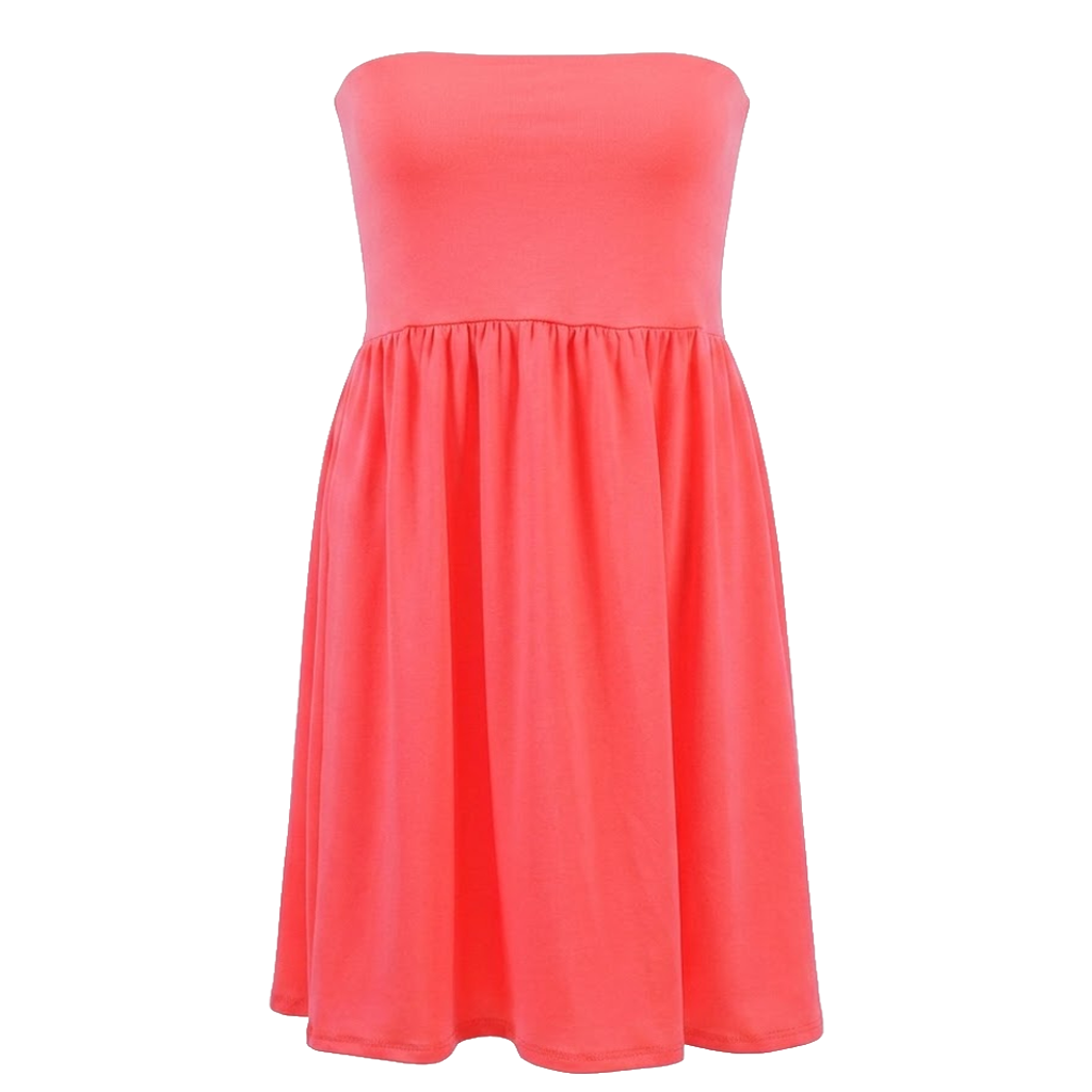 Breezy Beachside Strapless Sun Dress