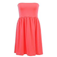 Breezy Beachside Strapless Sun Dress