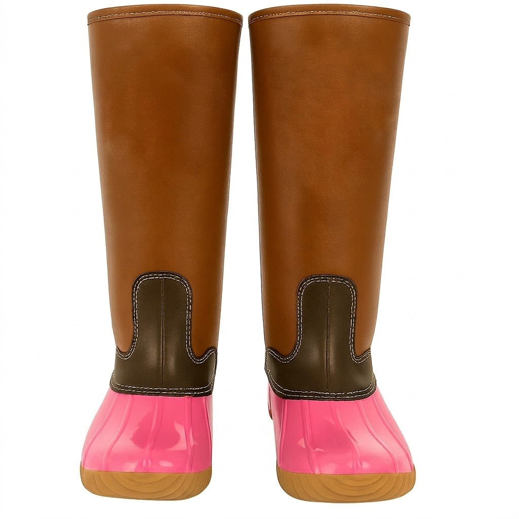 Chic Duck Boots - PINK