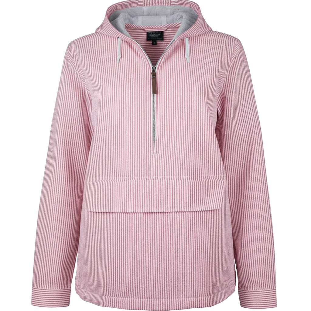 Seersucker Pullover Windbreaker