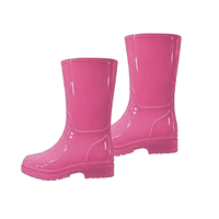 Children's Rubber Rain Boots w/Ribbon