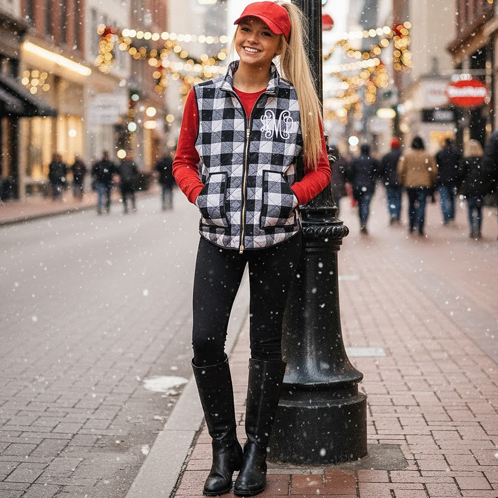 Buffalo Plaid Vest