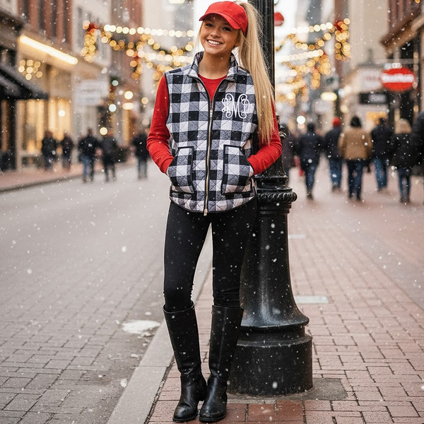 Buffalo Plaid Vest