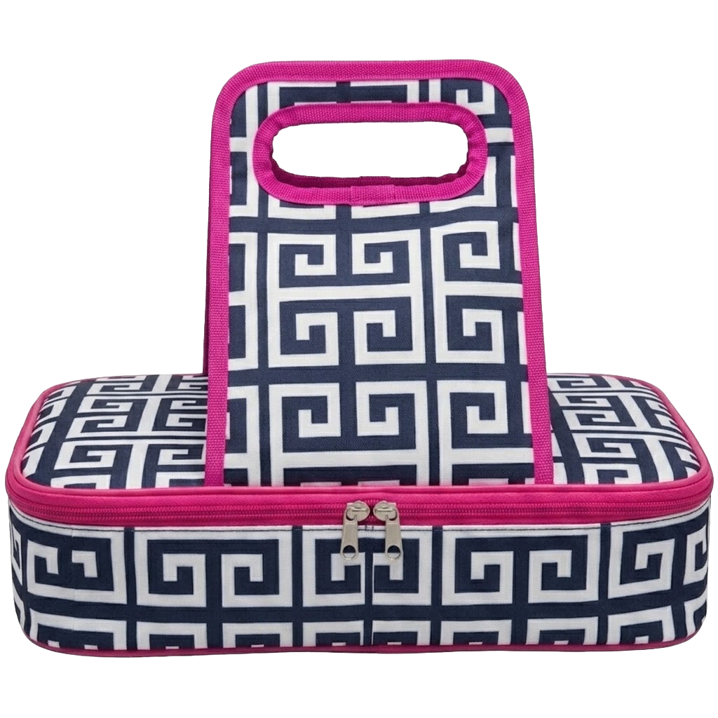 Rectangle GREEK KEY Casserole Carrier