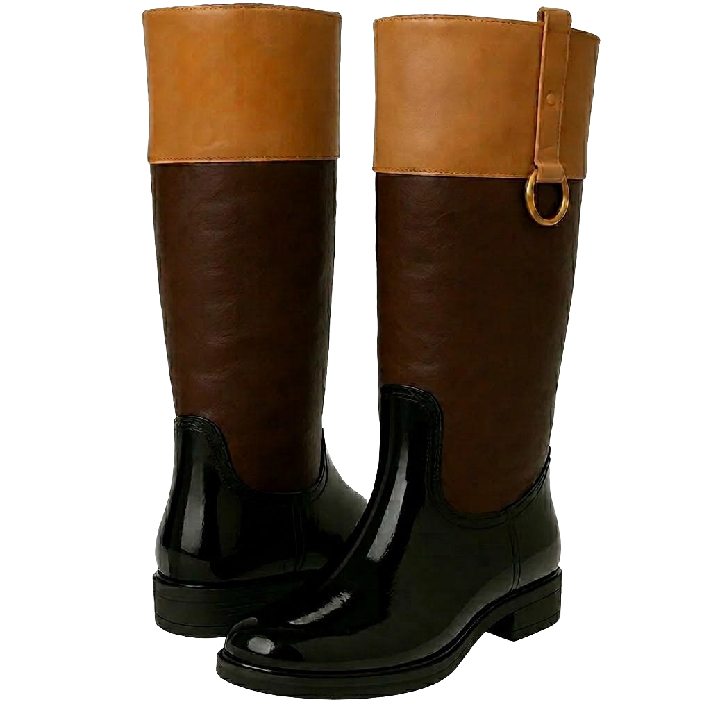 Two Tone Riding Boots