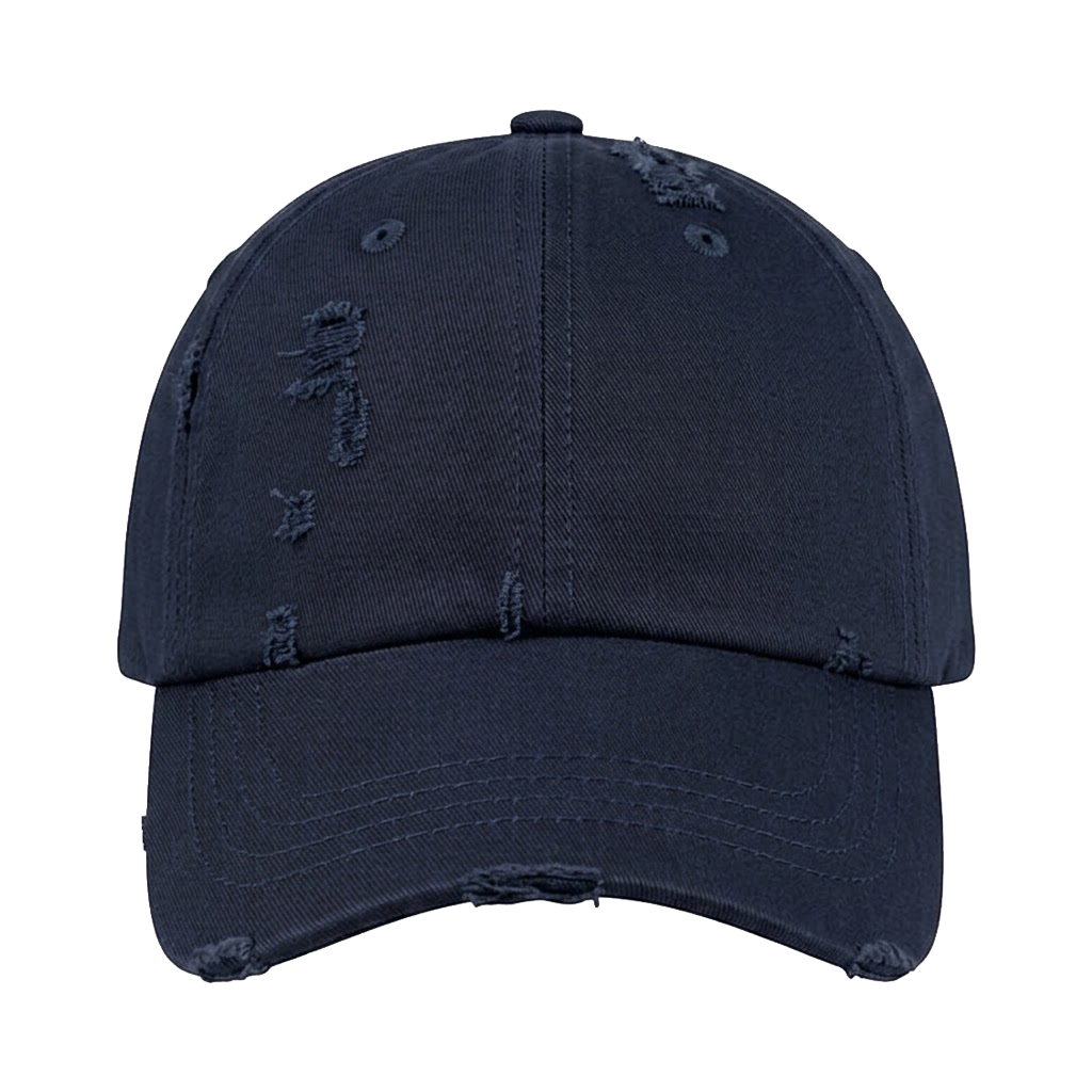 Rugged Frayed Baseball Hat