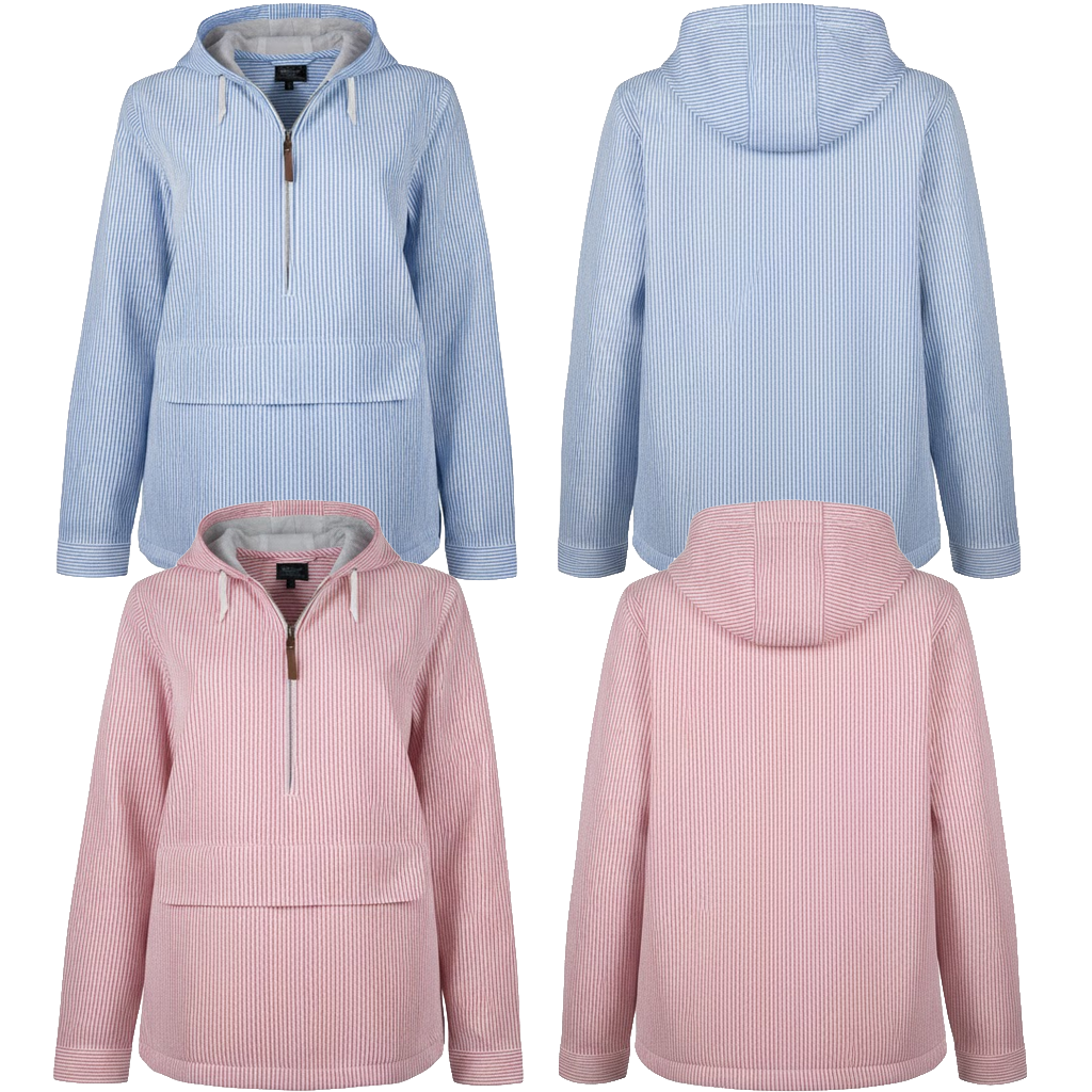 Seersucker Pullover Windbreaker
