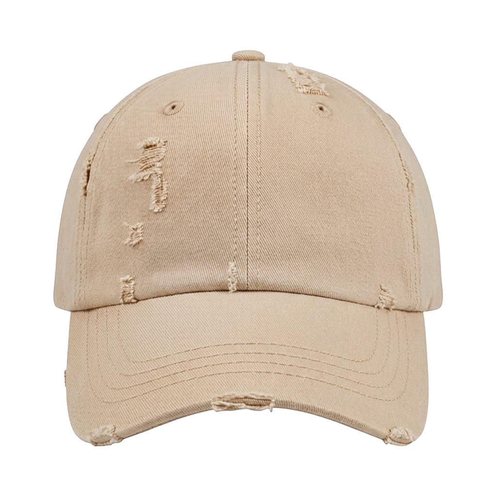 Rugged Frayed Baseball Hat