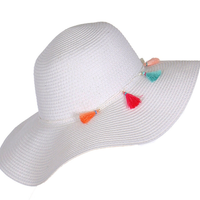 Tasseled Floppy Hat