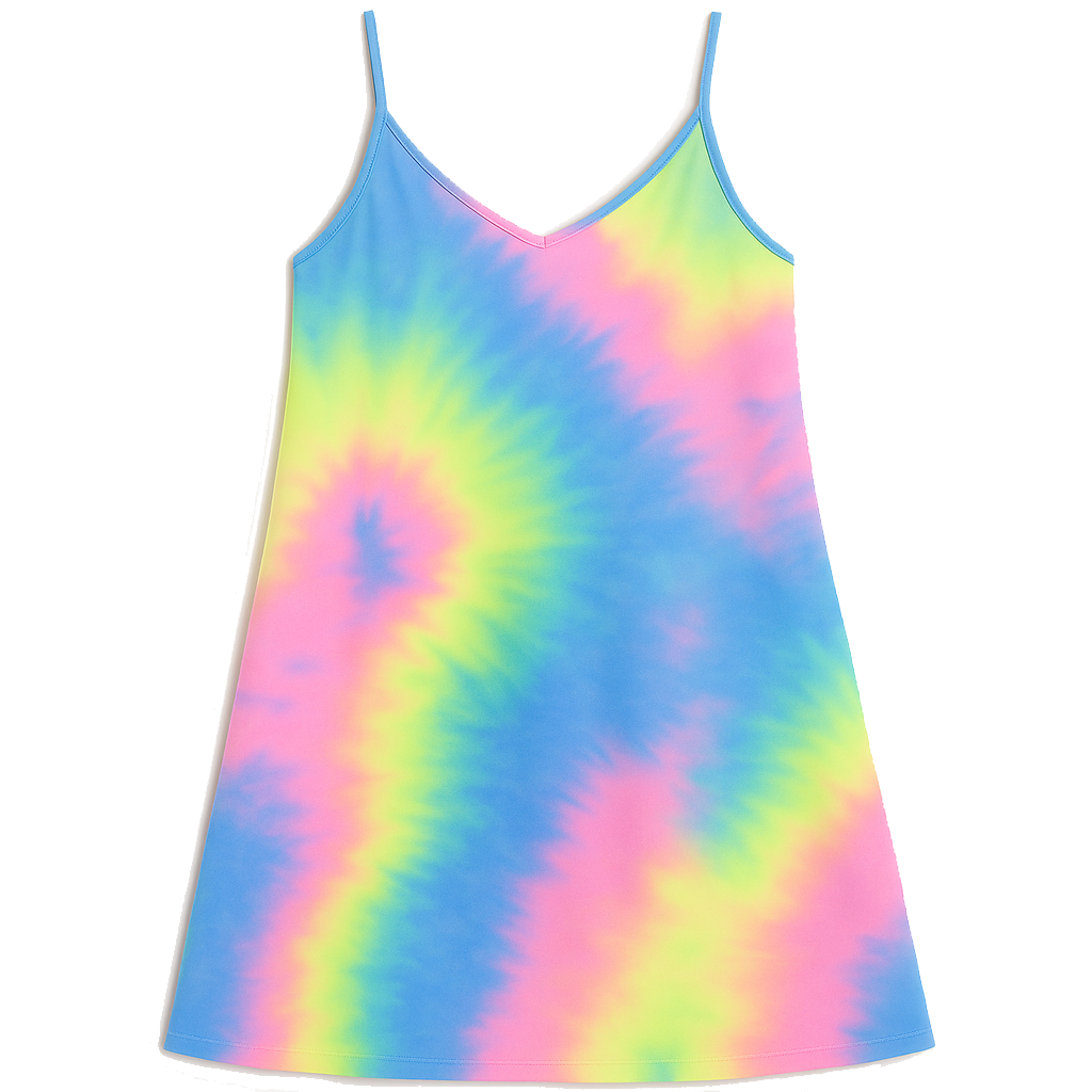 Tie Dye Beach Dress