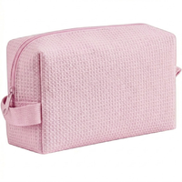 Waffle Weave Makeup Bag