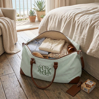 Seersucker WEEKENDER Tote Bag