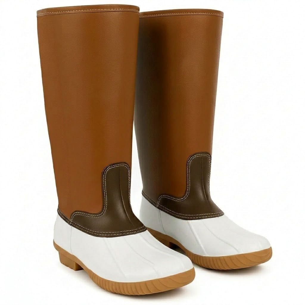 Chic Duck Boots - WHITE