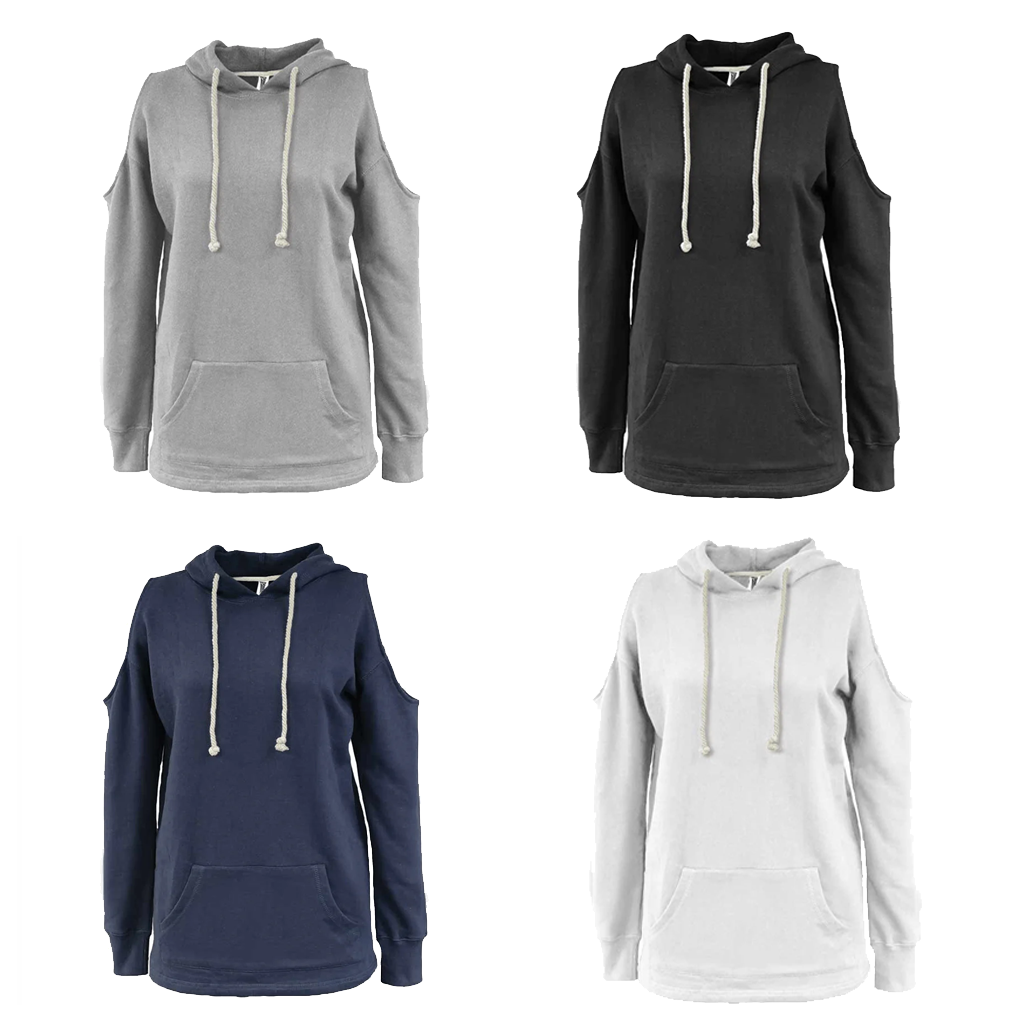 Cold Shoulder Hoodie