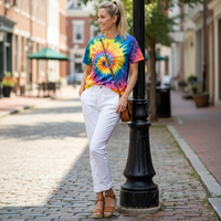 Tie Dye Crew Tee Shirt