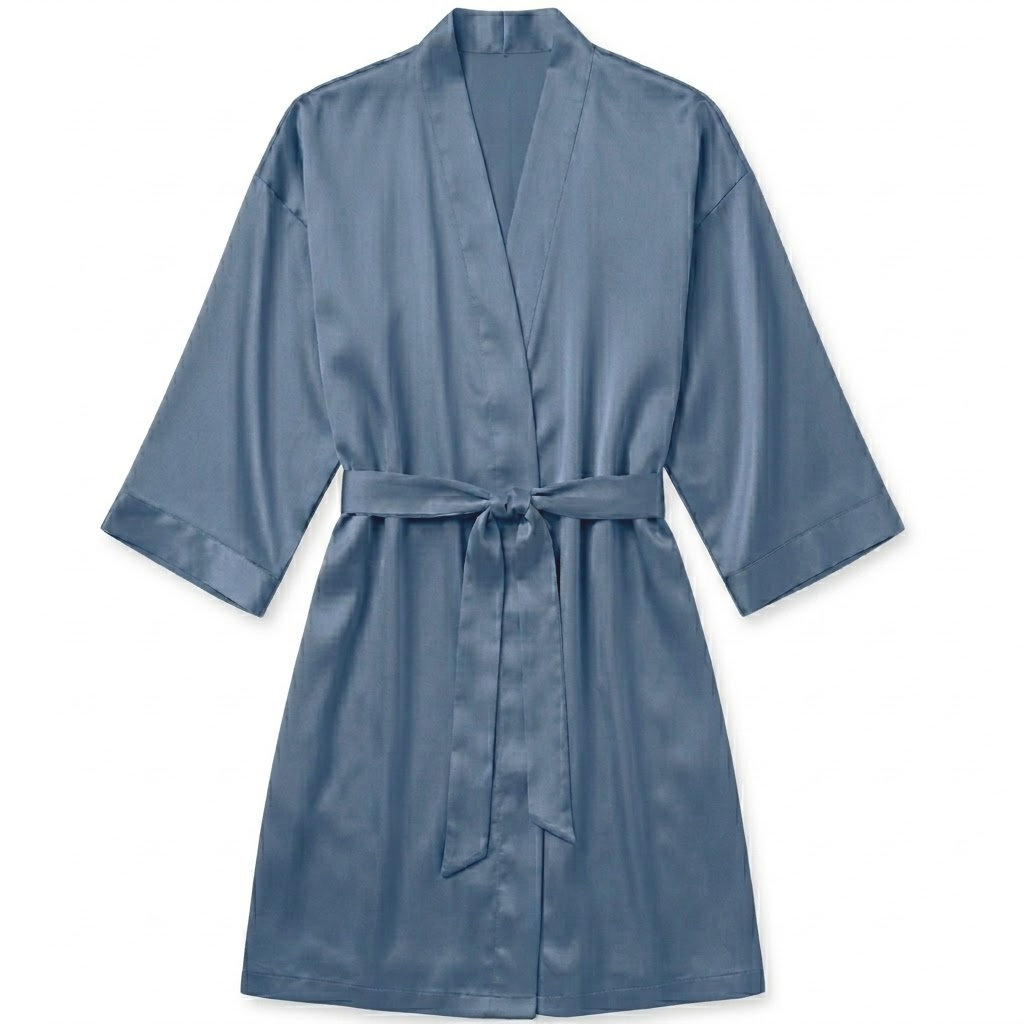 Satin Kimono Robe