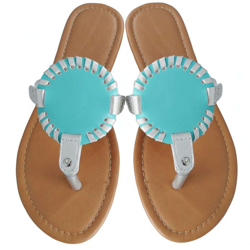 Medallion Disc Sandals