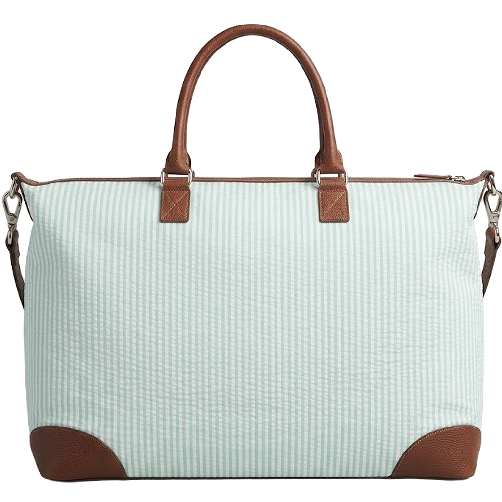 Seersucker WEEKENDER Tote Bag