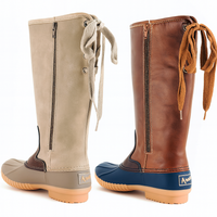 Lace Up Duck Boots