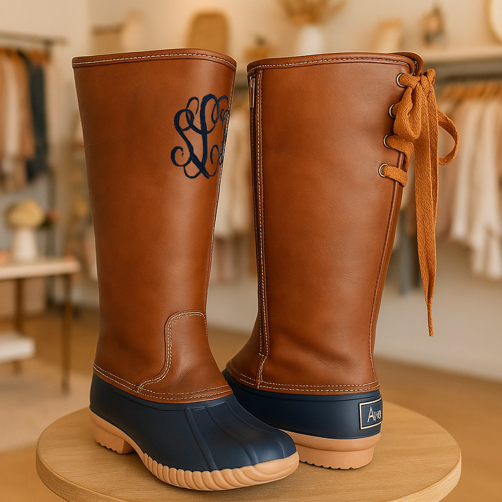 Lace Up Duck Boots