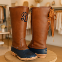 Lace Up Duck Boots