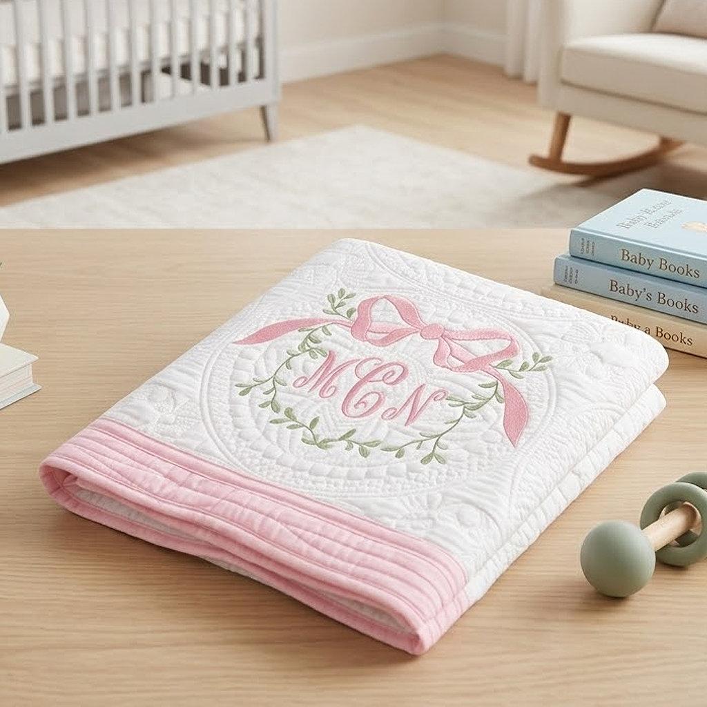 Heirloom Baby Blanket - Ribbon