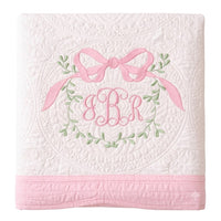 Quilted Heirloom Baby Blanket