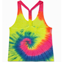 Tie Dye Braided Racerback Tank
