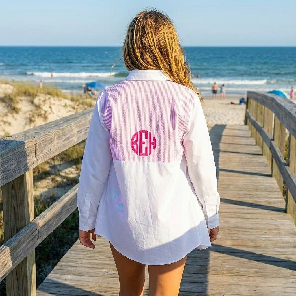 SEERSUCKER Fishing Shirt