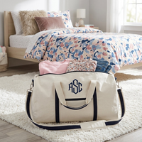 Classic Barrel Duffel Travel Tote Bag
