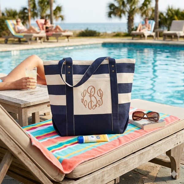 Seaside Beach Tote Bag
