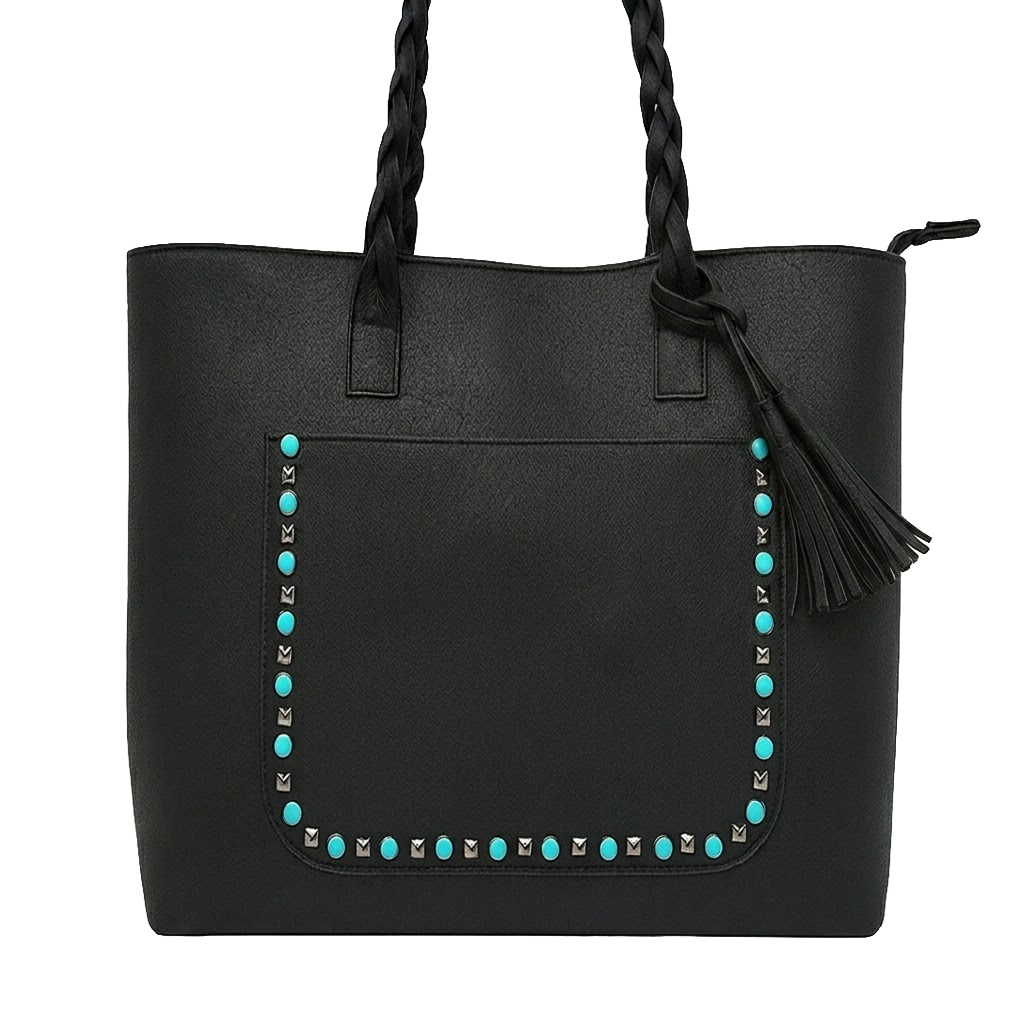 Studded Shoulder Strap Purse