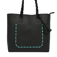 Studded Shoulder Strap Purse