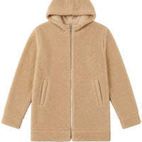 Hooded Sherpa Like Jacket