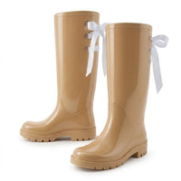 Classic Rubber Rain Boots w/Ribbon