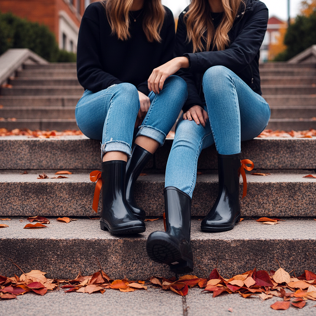Ankle Rubber Rain Boots