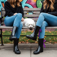 Ankle Rubber Rain Boots