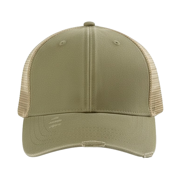 Distressed Frayed Trucker Hat