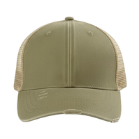 Distressed Frayed Trucker Hat
