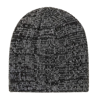 Slouchy Patch Beanie Hat