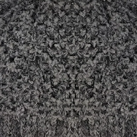 Beanie Hat w/Pom Pom Ball - CHARCOAL