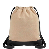 Two-Tone CINCH Canvas Backpack Tote