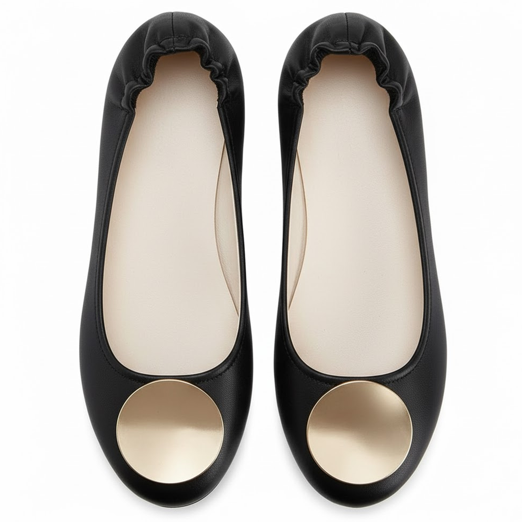 Medallion Ballet Flats