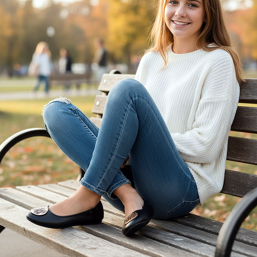 Medallion Ballet Flats