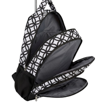 BLACK Interlocking Circle Kids Backpack