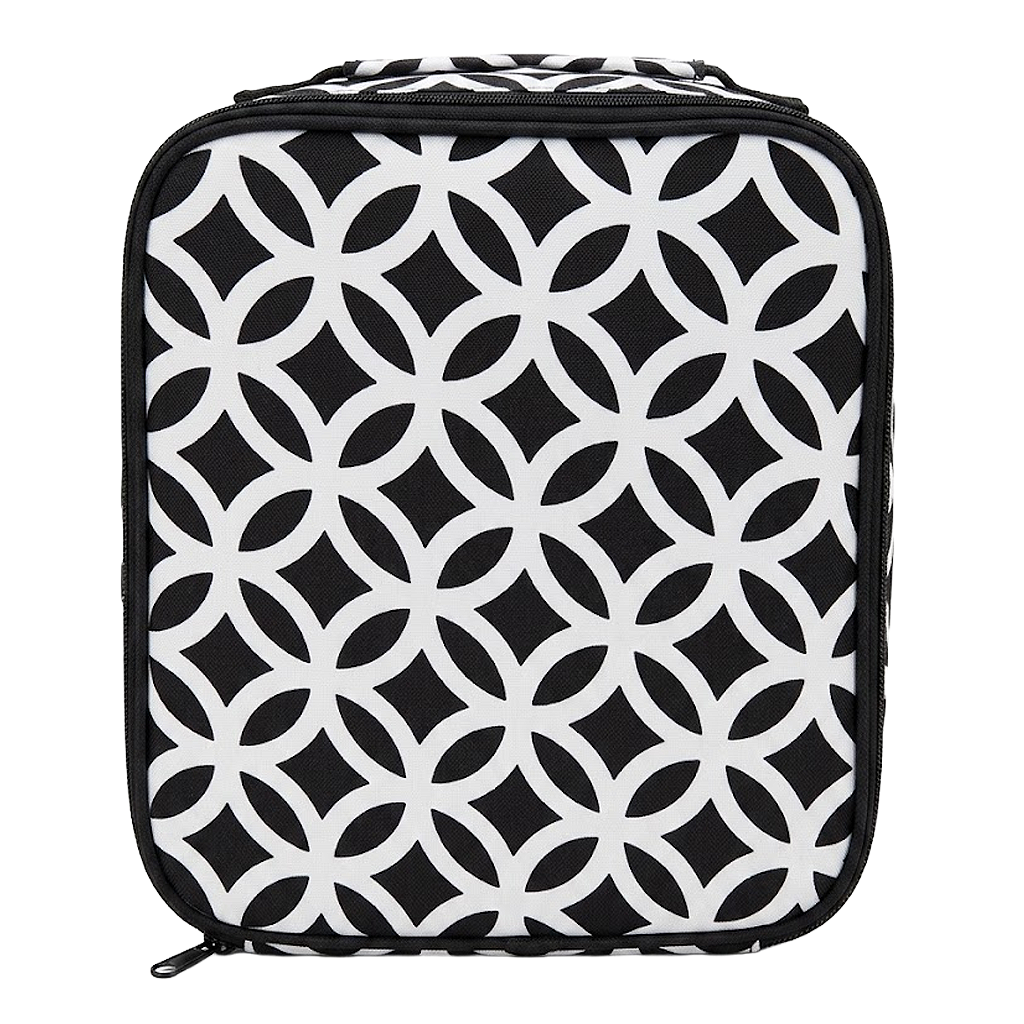 BLACK Interlocking Circle Kids Lunch Box