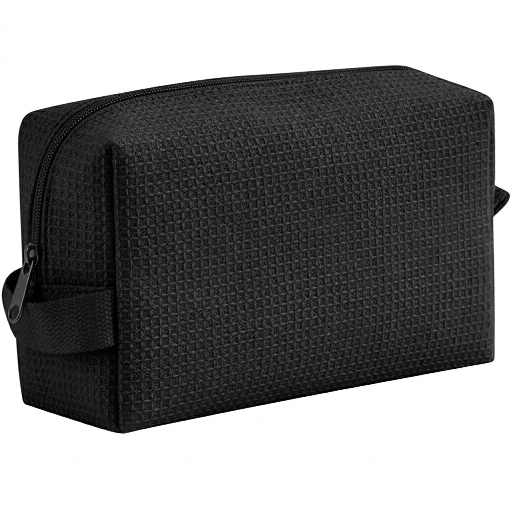 Waffle Weave Makeup Bag