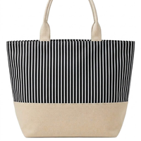 Nantucket STRIPE Canvas Tote Bag