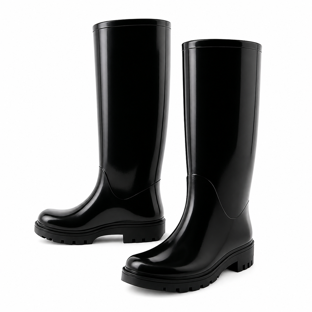 Tall Rubber Rain Boots