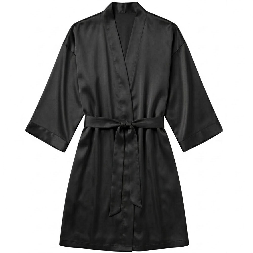 Satin Kimono Robe